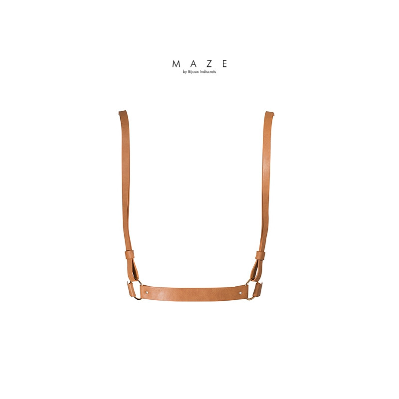 Harnais X marron - Maze