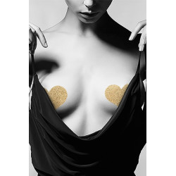 Bijoux de seins Flash Coeur Or 2