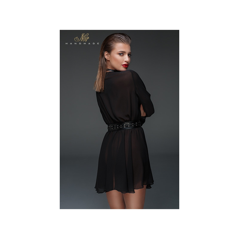 Minirobe choker en mousseline F150