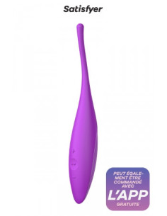 Stimulateur connecté Twirling Joy fuchsia - Plaisirs pour elle