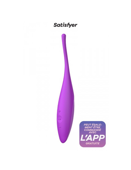 Stimulateur connecté Twirling Joy fuchsia - Plaisirs pour elle