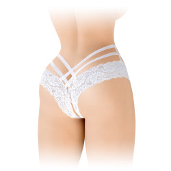 Tanga ouvert Anne - blanc 2