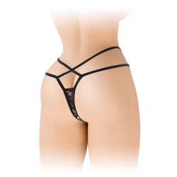 String ouvert Mylene - noir 2