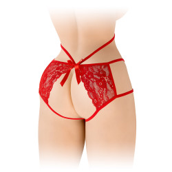 Culotte ouverte  Nadia - rouge 2