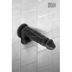 Gode réaliste 23 cm - Real Bruce Noir 2