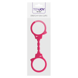 Menottes silicone stretchy - rose 2