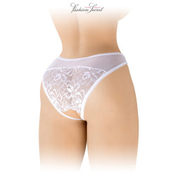 Tanga blanc ouvert Ava - Fashion Secret 2