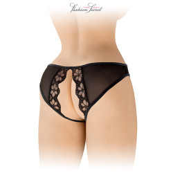 Culotte noire ouverte Ambre - Fashion Secret 2