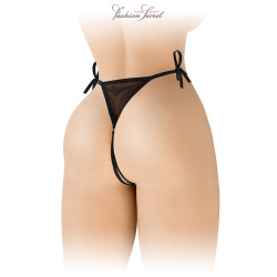 String noir ouvert à nouer Stella - Fashion Secret 2