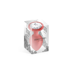 Plug bijou silicone rouge L - Hidden Eden 2