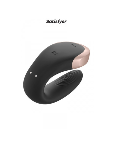 Stimulateur couple Double Love noir – Satisfyer