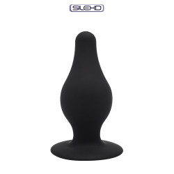 Plug anal The Original Model 2 noir 10,2 cm - SilexD