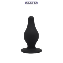 Plug anal The Original Model 2 noir 7,2 cm - SilexD