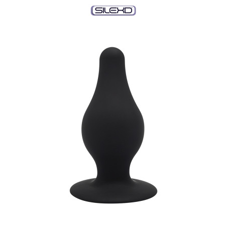 Plug anal The Original Model 2 noir 9,3 cm - SilexD