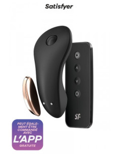 Stimulateur Little Secret noir - Satisfyer - Plaisirs à deux