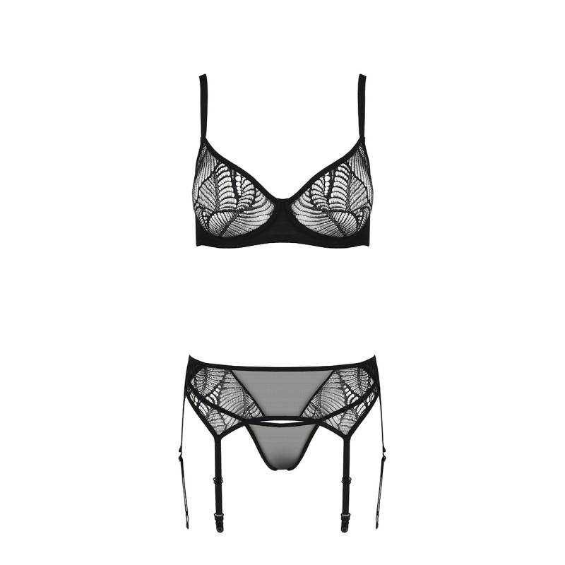 Ensemble à jarretelles Leafa - Passion ECO Collection