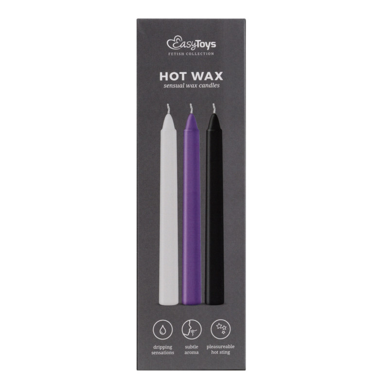 3 Bougies sensuelles Easytoys Fetish Collection