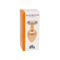 Plug bijou rose gold M - Litolu 2