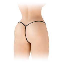 String ficelle ouvert Sandra noir - Fashion Secret 2