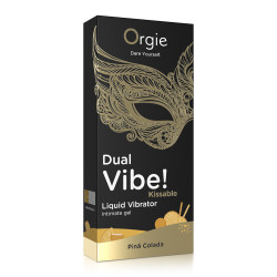 Gel d'excitation Dual Vibe Pina Colada Liquid Vibrator 2
