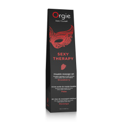 Huile de massage embrassable Sexy Therapy fraise 2