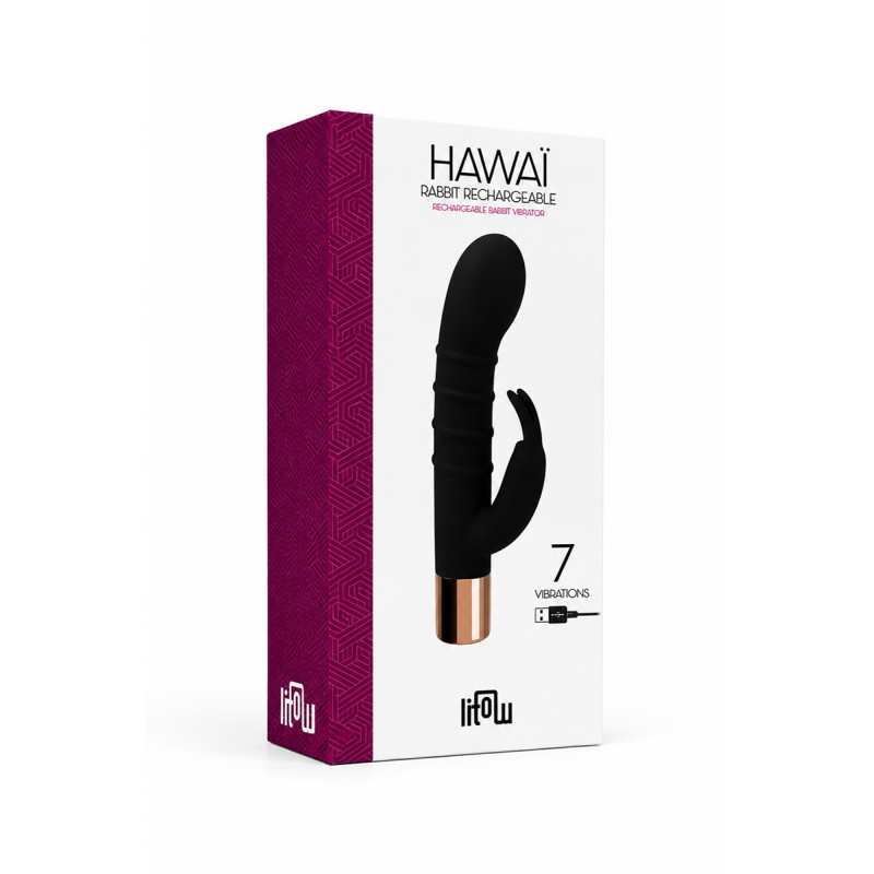 Vibro rabbit rechargeable Hawaï - Litolu