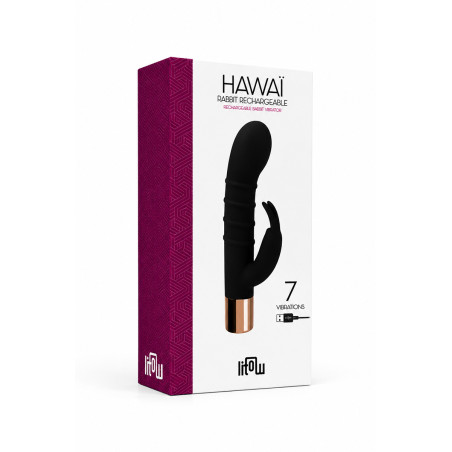 Vibro rabbit rechargeable Hawaï - Litolu