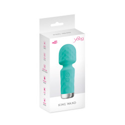 Mini vibromasseur King Wand vert 2