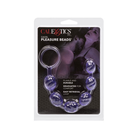 Perles anales CalExotics Swirl violet