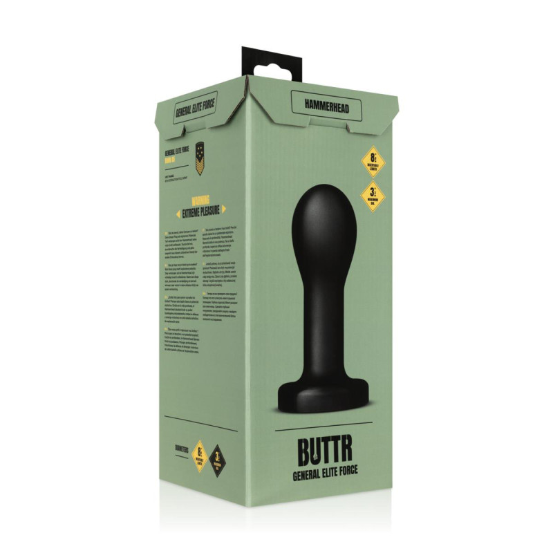 Plug anal Hammerhead 20,5 x 8,5 cm - Buttr