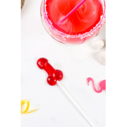 Sucette pénis daiquiri fraise avec alcool 2