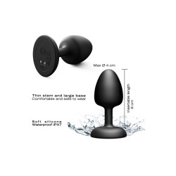 Plug anal vibrant télécommandé Geisha Plug Infinite L - Dorcel 2