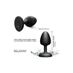 Plug anal vibrant télécommandé Geisha Plug Infinite M - Dorcel 2
