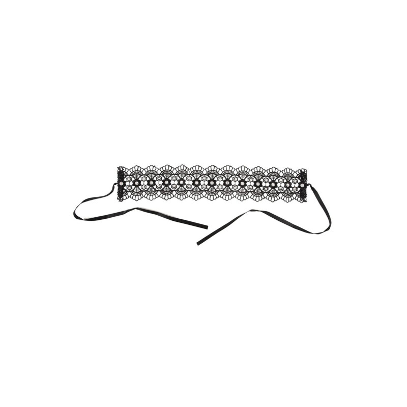 Collier brodé avec strass - Cotelli Accessoires