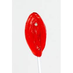 Sucette vulve fraise - Secret Play 2