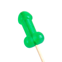 Sucette pénis à la menthe avec effet rafraichissant 2
