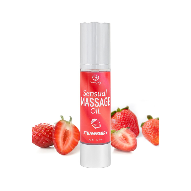 Huile de massage Fraise - Secret Play