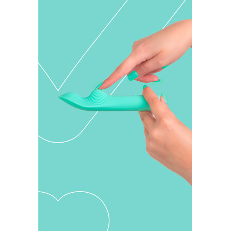 Vibro rechargeable LunaCharm vert - FairyGasm