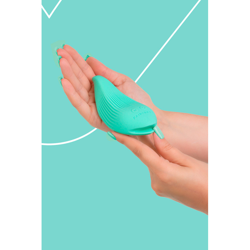 Mini vibro rechargeable DelightfulWave vert - FairyGasm