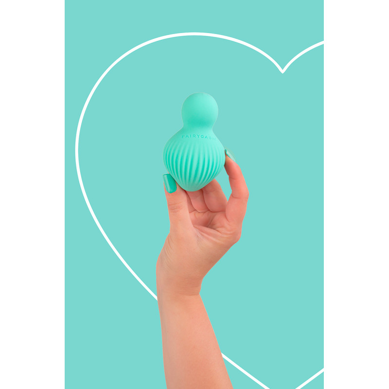 Mini vibro rechargeable EnchantedDesire vert - FairyGasm