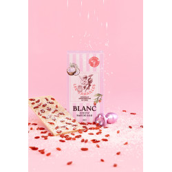 Chocolat blanc coco et baie de goji - Tablette 100g - Les canailles 2