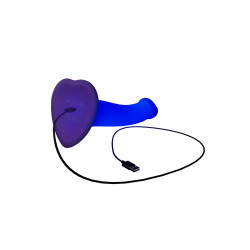 Dildo lumineux violet - Strap-On-Me 2