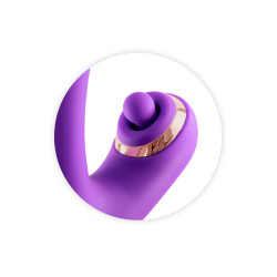 Vibromasseur rabbit 3-en-1 Joyfully violet - Yoba 2