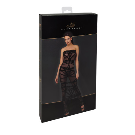Robe bustier Bondesque F358 - Noir Handmade