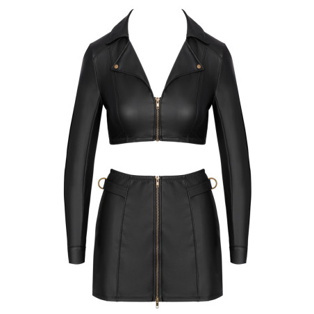 Ensemble top et jupe courte noir - Cottelli PARTY 
