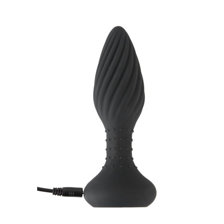 Plug anal vibrant et rotatif télécommandé - Anos