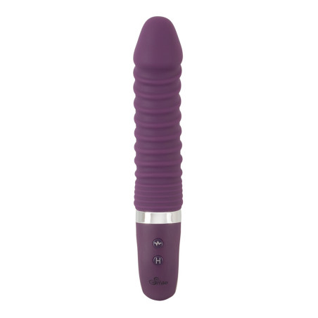 Vibro chauffant rechargeable 23,5 x 4,1 cm - Sweet Smile