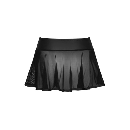 Mini-jupe noire transparente - Cottelli PARTY