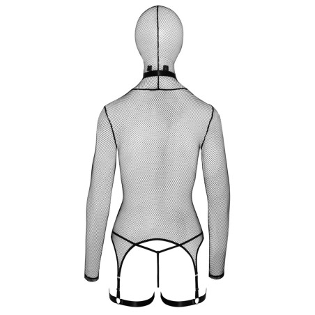 Ensemble lingerie résille et accessoires BDSM - Bad Kitty