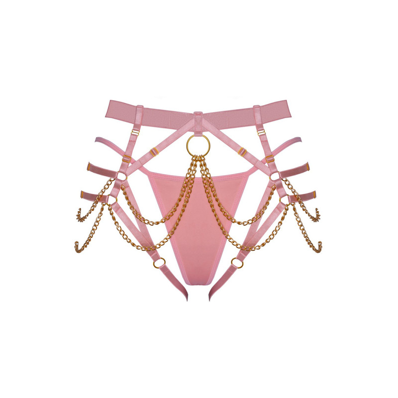 String harnais rose - Bad Kitty